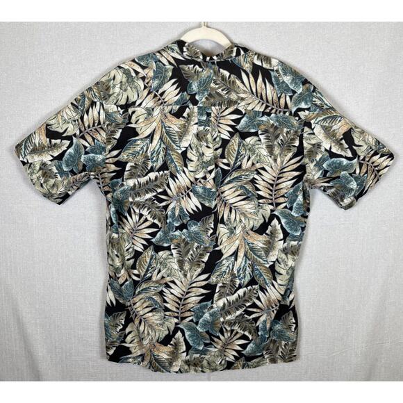 Tori Richard Shirt Mens Size XL Button Up Aloha Lawn Leaf All Over Print Floral - Picture 7 of 7